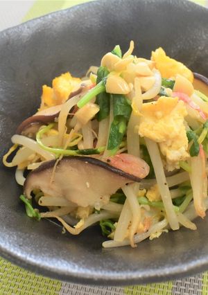 もやしと豆苗のエスニック炒め-レシピのメイン写真