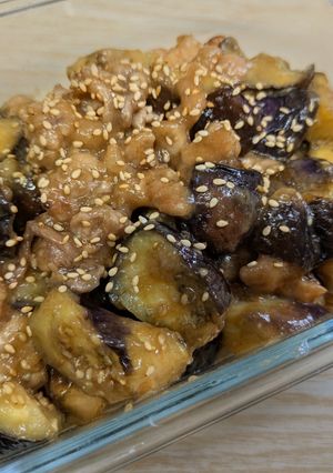 なすと豚こまの味噌炒め-レシピのメイン写真