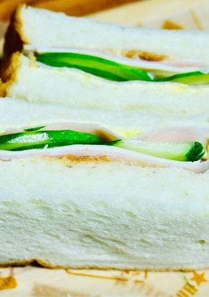 シャッキリきゅうりとハムとチーズのサンドイッチ🥪-レシピのメイン写真
