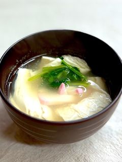 生湯葉のお吸い物-レシピのメイン写真