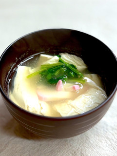 生湯葉のお吸い物-レシピのメイン写真