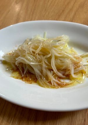 ネギのオリーブオイルと麺つゆ和え-レシピのメイン写真