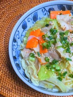 野菜たっぷりごま豆乳煮込み焼きそば-レシピのメイン写真