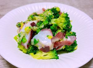❤︎タコとブロッコリーのネギ塩ダレ和え❤︎-レシピのメイン写真