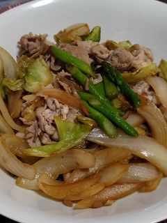 超簡単!豚バラ肉の野菜炒め!-レシピのメイン写真