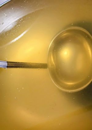 黄金色の本格鶏ガラスープ(青湯スープ)-レシピのメイン写真