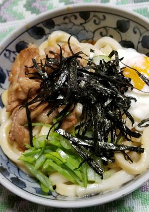 肉混ぜうどん-レシピのメイン写真