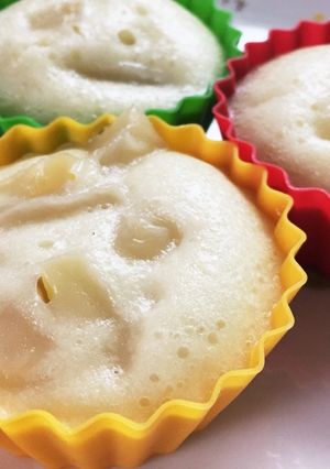 こどもおやつ◯りんごの米粉蒸しパン-レシピのメイン写真