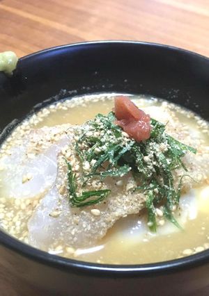 お魚カルドで簡単鯛茶漬け-レシピのメイン写真