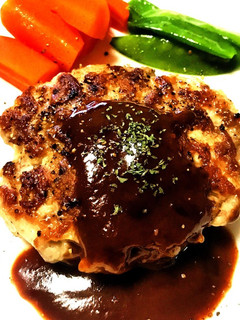 豚こま肉のハンバーグ(BBQソース)-レシピのメイン写真