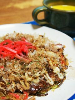 キャベツたっぷり!簡単お好み焼き-レシピのメイン写真