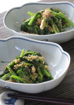 京の定番☆畑菜のからし和え-レシピのメイン写真