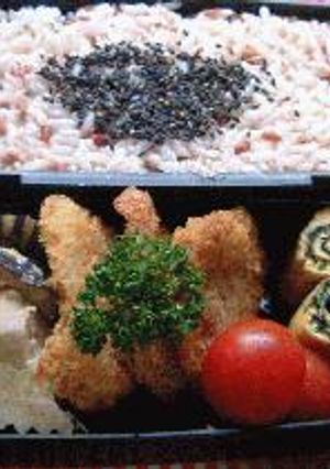 ★今日のお弁当★　一口とんかつ-レシピのメイン写真