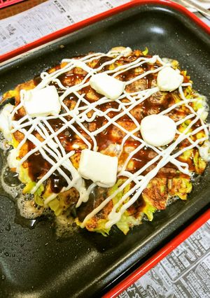 クリームチーズ入りお好み焼き♪-レシピのメイン写真