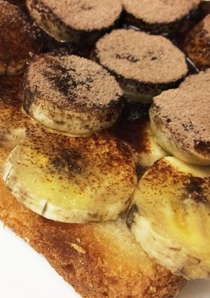 バナナはちみつトースト-レシピのメイン写真