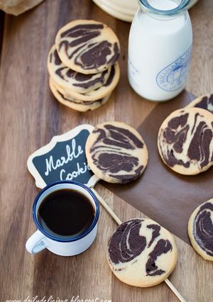 チョコレートマーブルクッキー-レシピのメイン写真