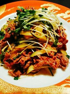 かいわれ大根と牛肉のシャキっと炒め-レシピのメイン写真