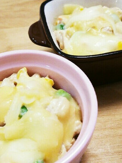 5分 ツナサラダグラタン 簡単 おかず-レシピのメイン写真