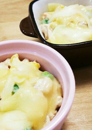 5分 ツナサラダグラタン 簡単 おかず-レシピのメイン写真