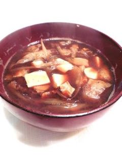ごぼうと豆腐のお味噌汁-レシピのメイン写真