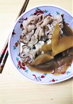 大根と豚肉のすき焼き風煮込み-レシピのメイン写真