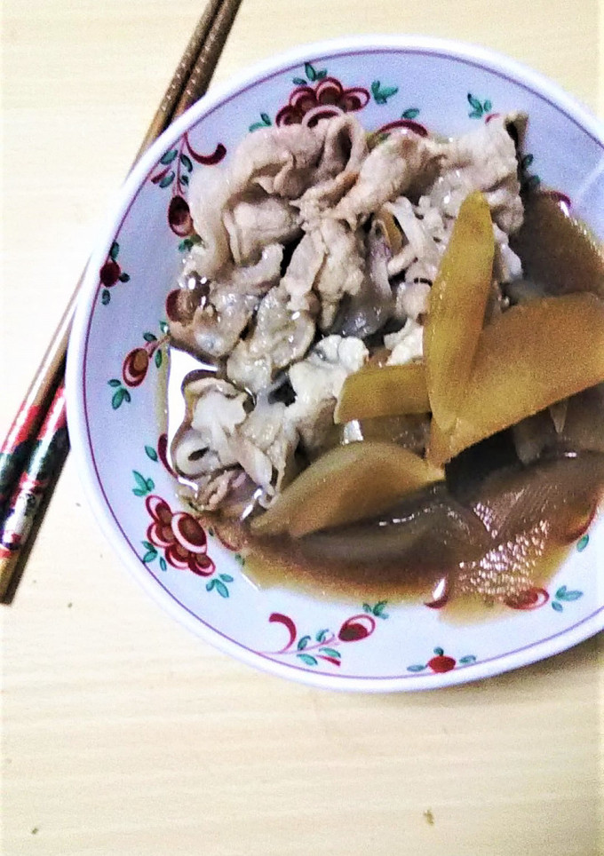 大根と豚肉のすき焼き風煮込み-レシピのメイン写真