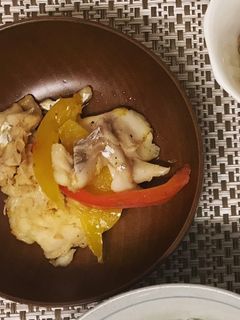 タラパプリカのワイン蒸し-レシピのメイン写真