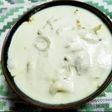緑のカレーうどん