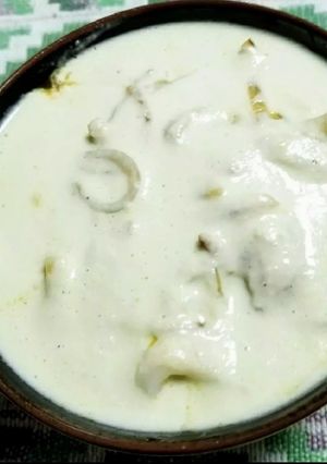 緑のカレーうどん-レシピのメイン写真