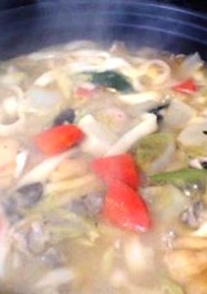 野菜たっぷりあったまる♪ほうとう-レシピのメイン写真