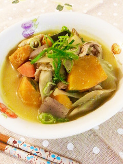 もはや立派なおかず✨カボチャが甘い豚汁-レシピのメイン写真
