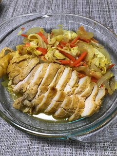 鶏むね肉の味噌漬け☆レンチン蒸し-レシピのメイン写真