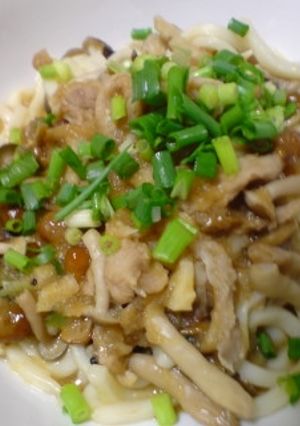 鍋ひとつ!大根おろし&なめこの焼うどん風-レシピのメイン写真