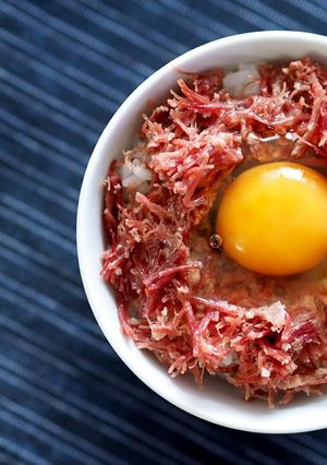 すぐ出来て美味しい♡コーンビーフ丼-レシピのメイン写真