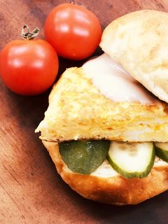 【糖質制限】ふわふわ厚焼きたまごサンド-レシピのメイン写真