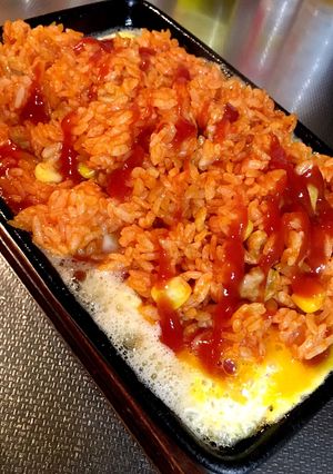 ☆チキンライス鉄板編☆7分調理(^^)-レシピのメイン写真