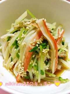 じゃが芋と豆苗の酢の物-レシピのメイン写真