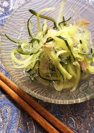 ぷちぷち☆きゅうりとハム酢の物 簡単-レシピのメイン写真