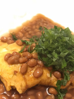 余った納豆で♪ 納豆あんかけオムレツ-レシピのメイン写真