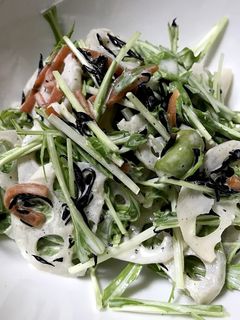 ひじきサラダ(ひじき煮のリメイク)-レシピのメイン写真