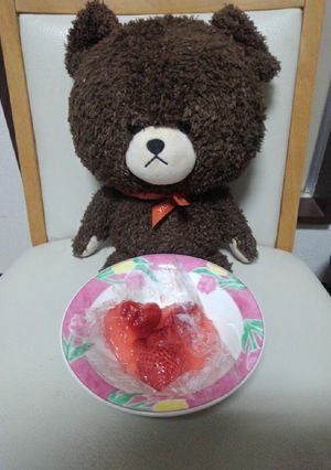 粉寒天の苺フルーツ-レシピのメイン写真