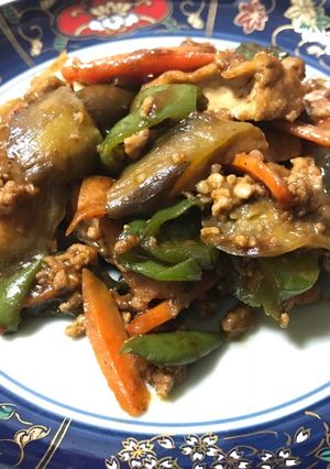 簡単!手作り麻婆茄子♪-レシピのメイン写真