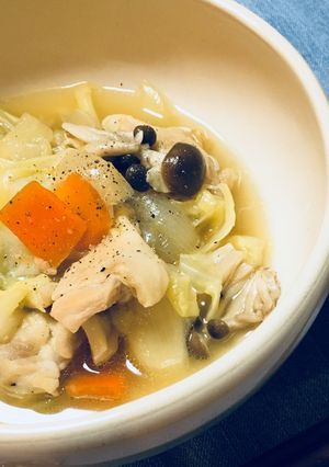 寒い冬に★鶏肉コンソメスープ-レシピのメイン写真