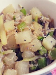 無駄なし!大根としらすのにんにく炒め-レシピのメイン写真
