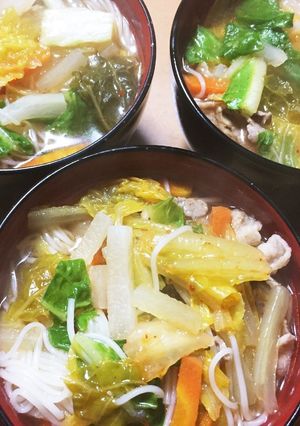 温まる！和風あっさり！キムチにゅうめん-レシピのメイン写真