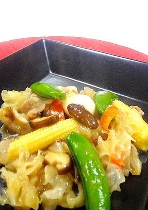 白きくらげde八宝菜-レシピのメイン写真