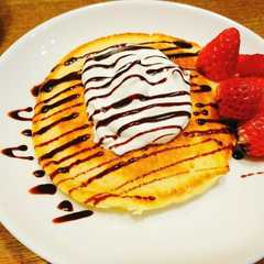 ふんわりホットケーキ-レシピのメイン写真