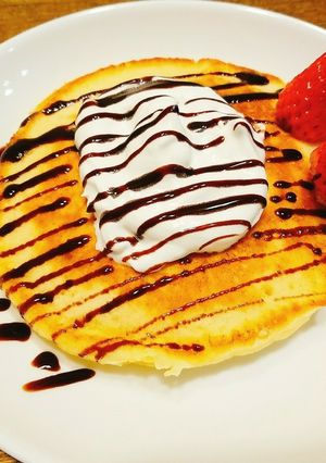 ふんわりホットケーキ-レシピのメイン写真