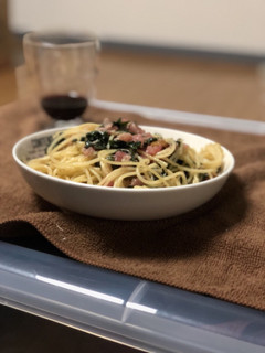 マグロと大葉のペペロンチーノ-レシピのメイン写真
