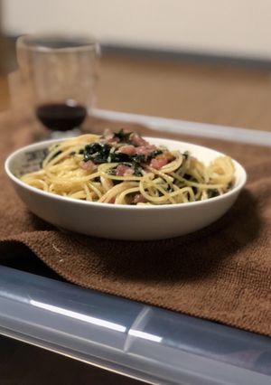マグロと大葉のペペロンチーノ-レシピのメイン写真